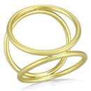 Gold Ring LO4247 Matte Gold Brass Ring