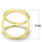 Gold Ring LO4247 Matte Gold Brass Ring