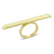 Gold Ring LO4261 Matte Gold Brass Ring