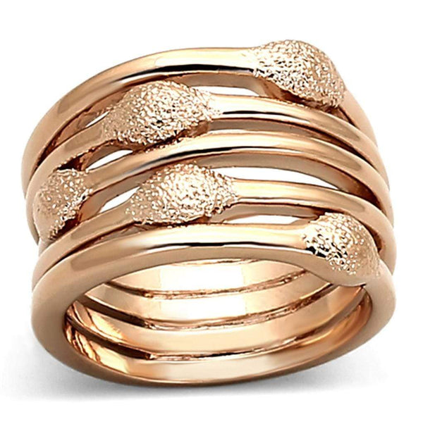 Gold Ring LOA899 Rose Gold Brass Ring