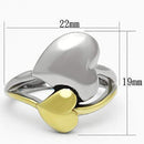 Gold Ring TK1091 Two-Tone Gold - Stainless Steel Ring