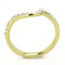 Gold Ring TK3527 Gold - Stainless Steel Ring with Top Grade Crystal