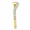 Gold Ring TK3527 Gold - Stainless Steel Ring with Top Grade Crystal