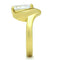 Gold Ring TK389G Gold - Stainless Steel Ring with AAA Grade CZ