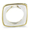 Gold Ring VL081 Gold - Brass Ring with Synthetic