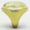 Gold Ring VL108 Gold - Stainless Steel Ring with Synthetic