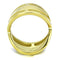 Silver Jewelry Rings Gold Stackable Ring TK2157 Gold - Stainless Steel Ring Alamode Fashion Jewelry Outlet