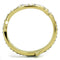 Gold Stackable Ring TK2255 Gold - Stainless Steel Ring with Crystal