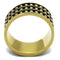 Gold Stackable Ring TK2312 Gold - Stainless Steel Ring with Epoxy