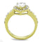 Gold Wedding Ring Sets TK1900 Gold - Stainless Steel Ring with CZ