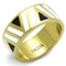 Gold Wedding Ring Sets TK2037 Gold - Stainless Steel Ring with Epoxy