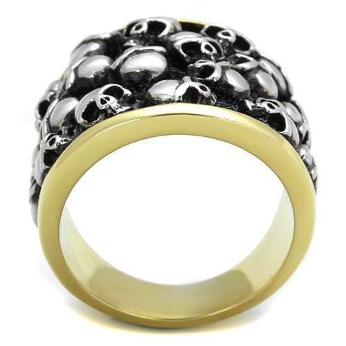 Gold Wedding Ring Sets TK2057 Two-Tone Gold - Stainless Steel Ring