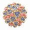 Silver Jewelry Rings Gold Wedding Rings 1W106 Gold Brass Ring with Semi-Precious in Rose Alamode Fashion Jewelry Outlet
