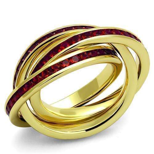 Silver Jewelry Rings Gold Wedding Rings 3W1328 Gold Brass Ring with Synthetic in Siam Alamode Fashion Jewelry Outlet