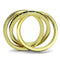 Gold Wedding Rings 3W1329 Gold Brass Ring with Synthetic in Montana