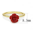 Gold Wedding Rings 3W1498 Gold Brass Ring with Synthetic in Siam