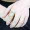 Gold Wedding Rings TK3715 Gold - Stainless Steel Ring with Crystal