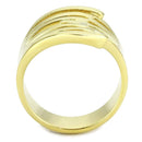 Silver Jewelry Rings Gold Wedding Rings TK3717 Gold - Stainless Steel Ring Alamode Fashion Jewelry Outlet