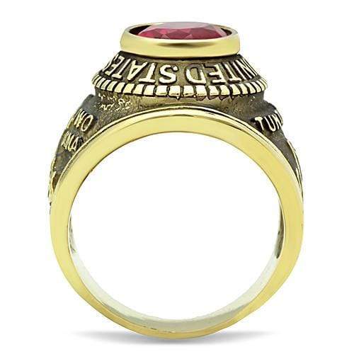 Gold Wedding Rings TK414703G Gold - Stainless Steel Ring with Synthetic in Siam