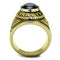 Gold Wedding Rings TK414707G Gold - Stainless Steel Ring with Synthetic