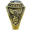 Gold Wedding Rings TK414707G Gold - Stainless Steel Ring with Synthetic
