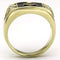 Gold Wedding Rings TK719 Gold - Stainless Steel Ring with AAA Grade CZ