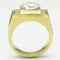 Gold Wedding Rings TK721 Gold - Stainless Steel Ring with AAA Grade CZ