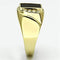 Gold Wedding Rings TK722 Gold - Stainless Steel Ring with Semi-Precious