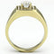 Silver Jewelry Rings Gold Wedding Rings TK728 Gold - Stainless Steel Ring with AAA Grade CZ Alamode Fashion Jewelry Outlet