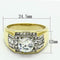 Gold Wedding Rings TK736 Two-Tone Gold - Stainless Steel Ring with CZ