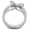 Jewelry Rings 3W571 Rhodium Brass Ring with AAA Grade CZ