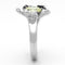 Jewelry Rings 3W585 Rhodium Brass Ring with AAA Grade CZ in Citrine Yellow