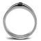 Men's Band Rings TK2516 Stainless Steel Ring with Top Grade Crystal