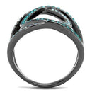 Men's Band Rings TK2557 Stainless Steel Ring with Top Grade Crystal