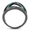 Men's Band Rings TK2557 Stainless Steel Ring with Top Grade Crystal