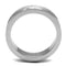 Men's Band Rings TK2562 Stainless Steel Ring with Top Grade Crystal