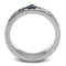 Silver Jewelry Rings Men's Band Rings TK2565 Stainless Steel Ring with Top Grade Crystal Alamode Fashion Jewelry Outlet