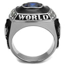 Men's Band Rings TK2665 Stainless Steel Ring with Synthetic