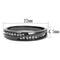 Men's Band Rings TK2751 Stainless Steel Ring with Top Grade Crystal