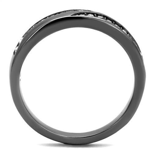 Men's Band Rings TK2751 Stainless Steel Ring with Top Grade Crystal