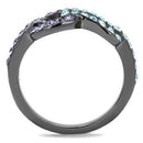 Men's Band Rings TK2752 Stainless Steel Ring with Top Grade Crystal