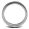 Men's Band Rings TK2926 Stainless Steel Ring with Epoxy in Jet