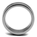 Men's Band Rings TK2929 Stainless Steel Ring with Epoxy in Jet