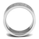 Silver Jewelry Rings Men's Band Rings TK2940 Stainless Steel Ring Alamode Fashion Jewelry Outlet