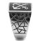 Men's Band Rings TK3041 Stainless Steel Ring with Epoxy in Jet