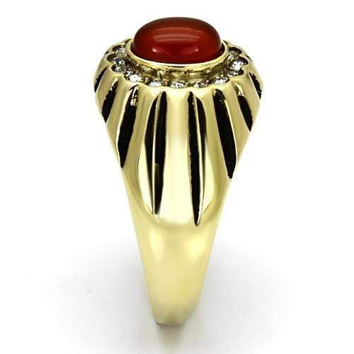 Men's Gold Band Rings TK767 Gold - Stainless Steel Ring