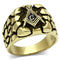 Men's Gold Band Rings TK778 Gold - Stainless Steel Ring