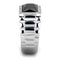 Men's Pinky Rings TK1811 Stainless Steel Ring with Synthetic in Jet