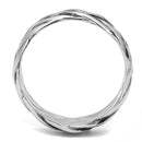 Men's Rings TK3280 Stainless Steel Ring with Epoxy in Jet