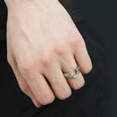 Silver Jewelry Rings Men's Rings TK3619 Stainless Steel Ring Alamode Fashion Jewelry Outlet